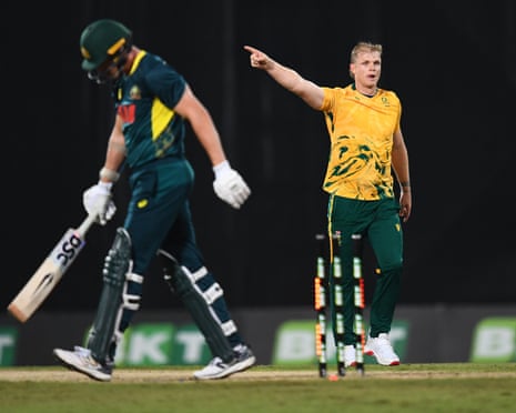 South Africa beat Australia by 53 runs: second men's T20 international – as it happened | Australia cricket team | The Guardian