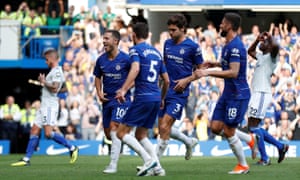 Chelsea Go Top After Irrepressible Eden Hazard Sinks Cardiff