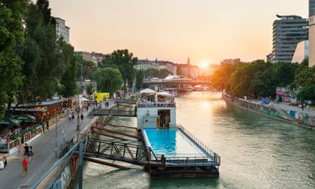 Badeschiff (bathing ship), a floating public swimming pool on the Danube in Vienna