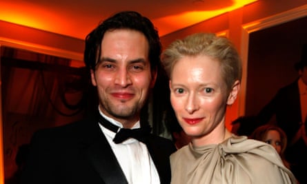 Swindon with her partner, the artist Sandro Kopp, in 2009.