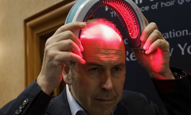 Rory Cellan-Jones testing another technological innovation. 