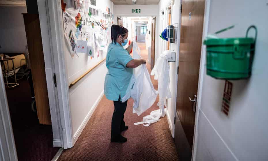 Across England, 9.4% of care home staff are off work, leaving residents vulnerable.