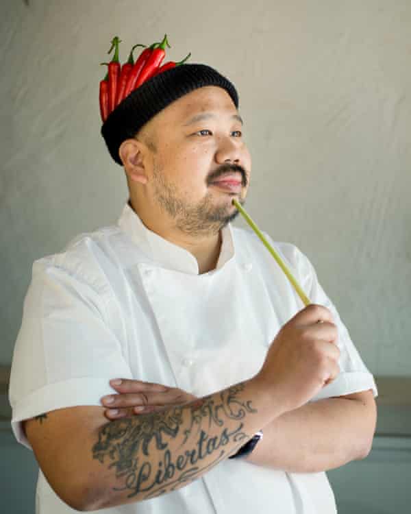 Ferdinand Montoya, photographed at his restaurant, Sarap Baon, in Brixton.