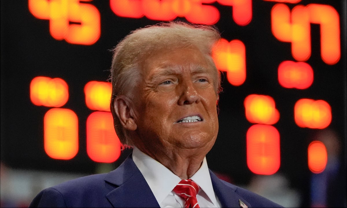 Mysterious statues poking fun at Trump pop up in US cities | Donald Trump |  The Guardian