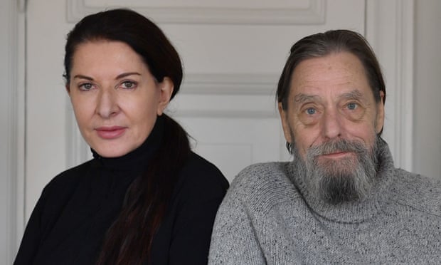 Marina Abramović and her former partner Ulay in Stockholm in 2017.