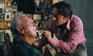 Max von Sydow and Mathieu Amalric in The Diving Bell and the Butterfly, 2007