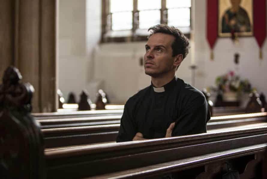 Andrew Scott as The Priest in Fleabag.