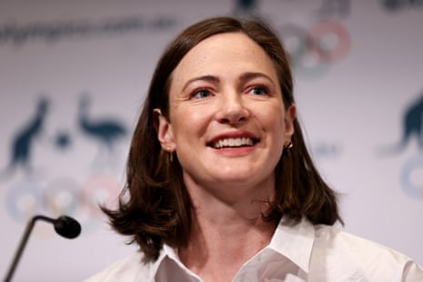 Cate Campbell speaks to the media following the Australian Olympic Committee annual general meeting