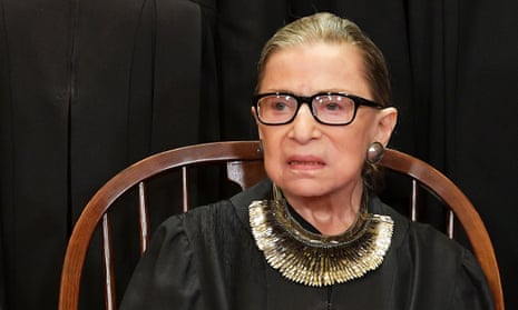 Ruth Bader Ginsburg poses for the official photo at the supreme court in November 2018.