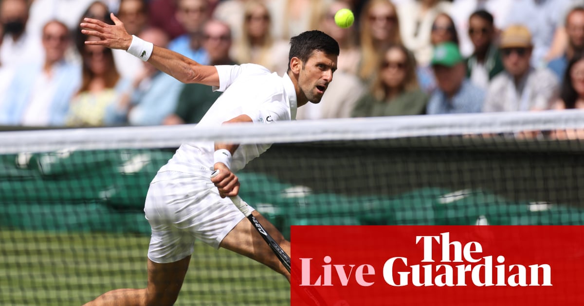 Wimbledon: Novak Djokovic v Matteo Berrettini, men’s singles final – live!