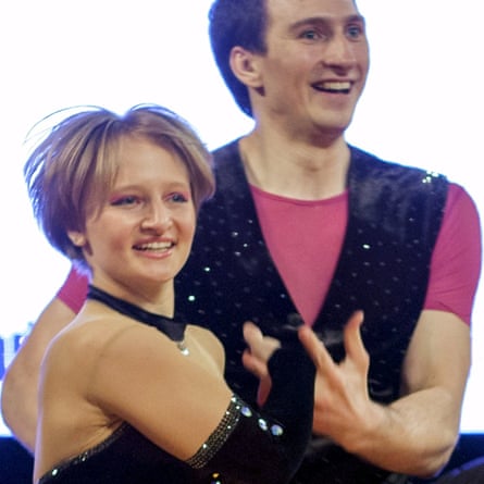 Tikhonova and Ivan Klimov dancing