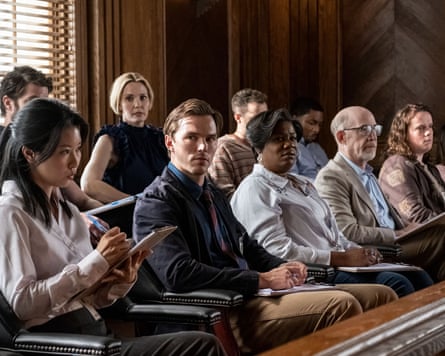 Nicholas Hoult (second from left) Juror #2.