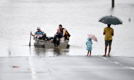 Queensland flood waters