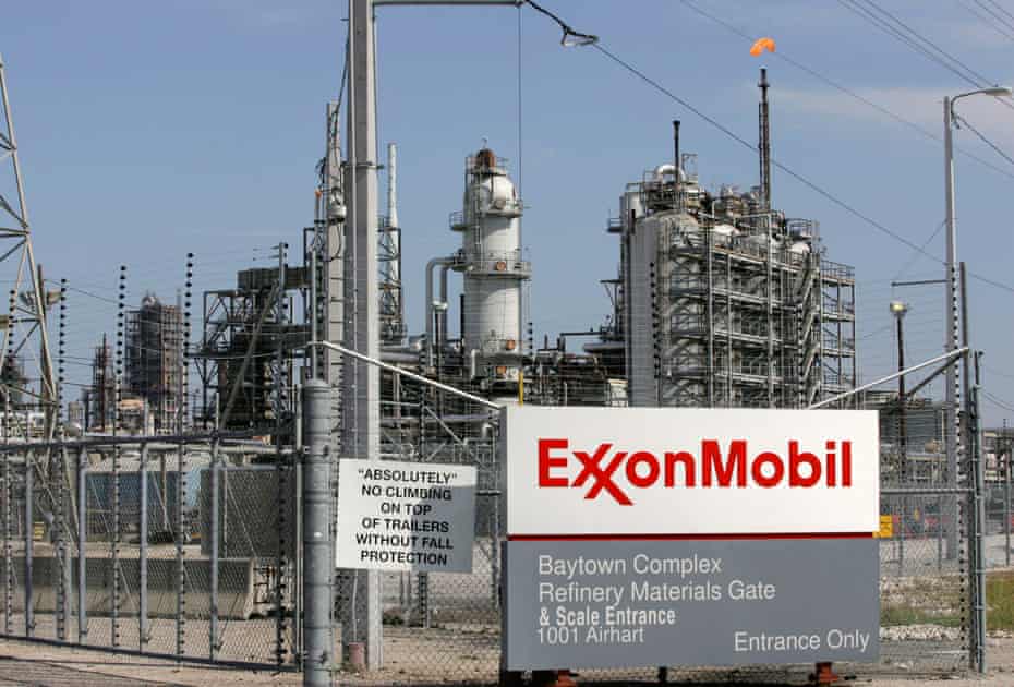 ExxonMobil refinery in Baytown, Texas.