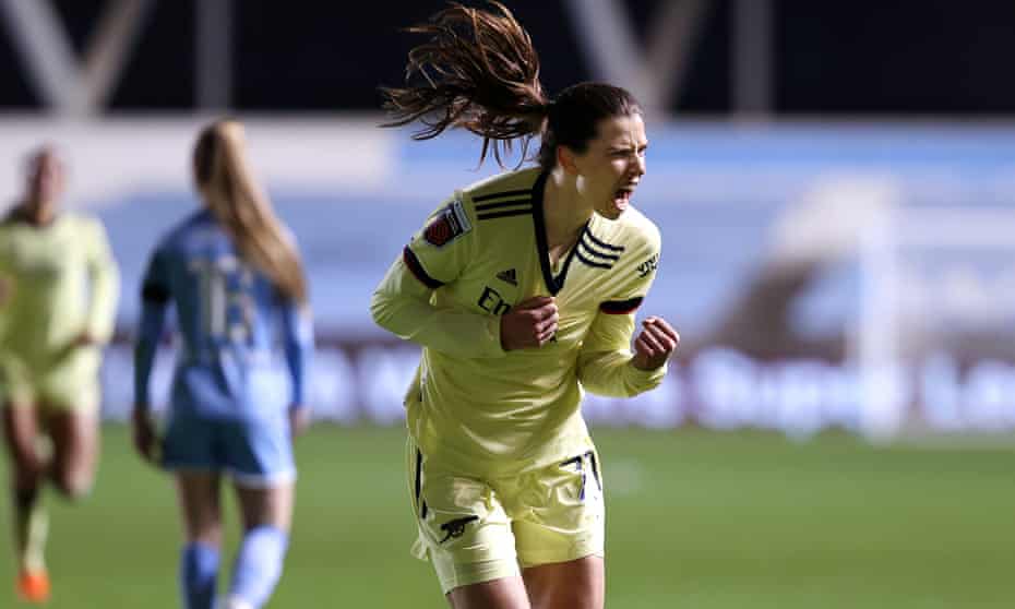 Arsenal substitute Tobin Heath savours her stoppage-time equaliser