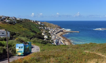 First Buses Land’s End Coaster circular bus ride from Penzance via St Ives.