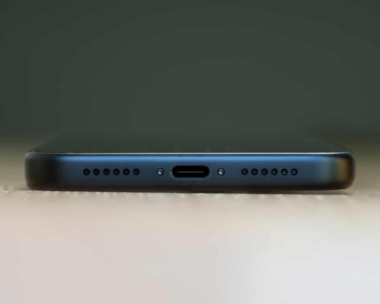 The USB-C socket of the iPhone 18 Pro Max