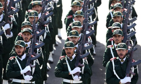 The Revolutionary Guards have been accused of supporting Hamas and Hezbollah.