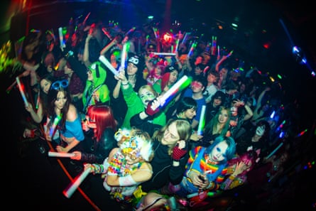 ‘Everyone has weird and wild and wonderful interests’ … the dancefloor at a Pixelate event.