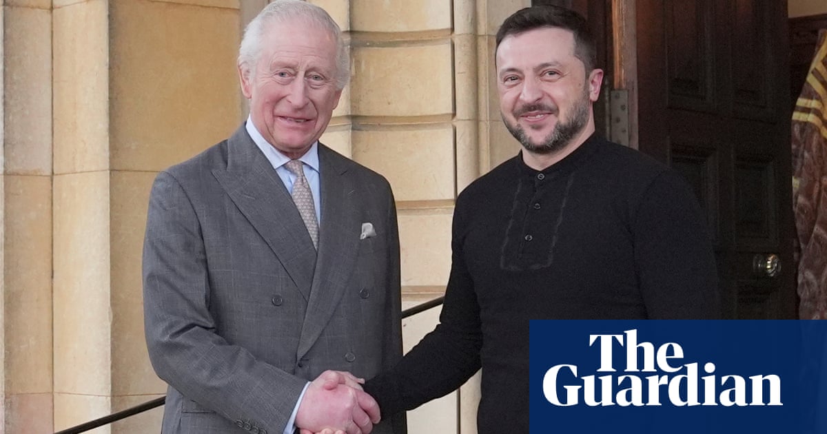 King Charles meets Zelenskyy after president attends summit in London
