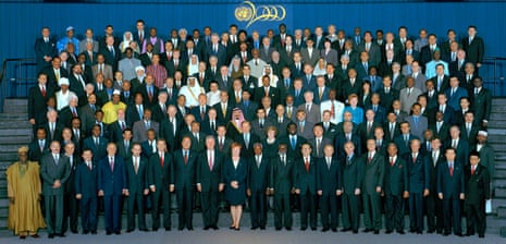 The UN millennium summit, the largest gathering of world leaders in history, took place on 6 September 2000 in New York