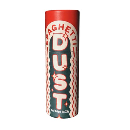 Tube of spaghetti dust