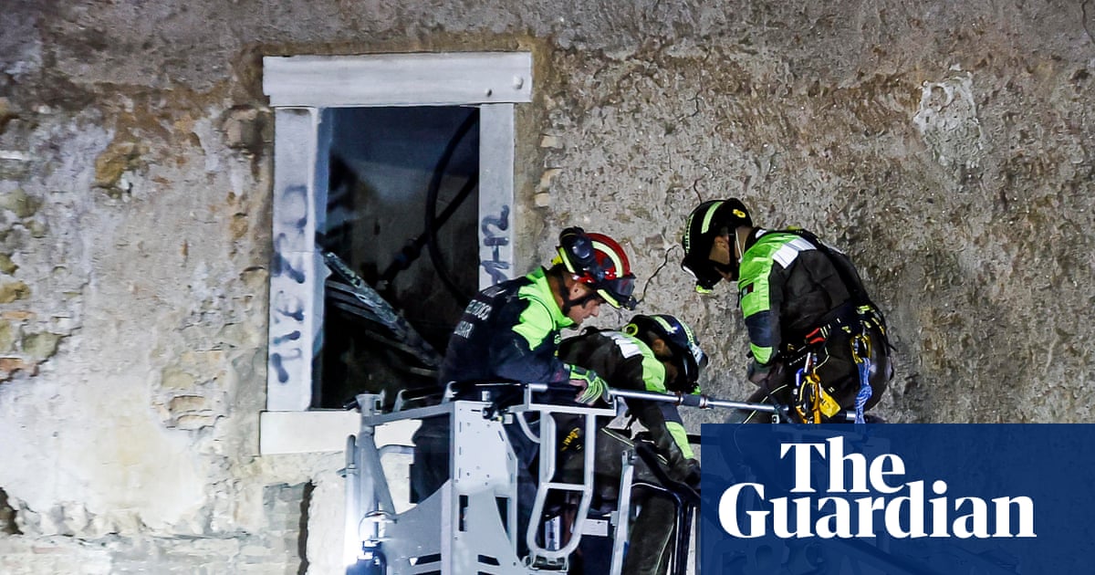 Worker dies after being rescued from partially collapsed medieval tower in ...
