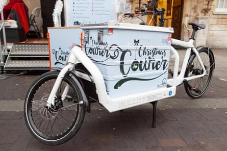 Innovative East London borough, Waltham Forest has launched World’s first council-run cargo bike delivery service - Christmas Courier - set to reduce emissions, December 2016