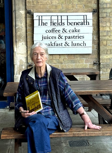Gillian Tindall at the cafe in Kentish Town, north London, that took its name from her 1977 book The Fields Beneath.