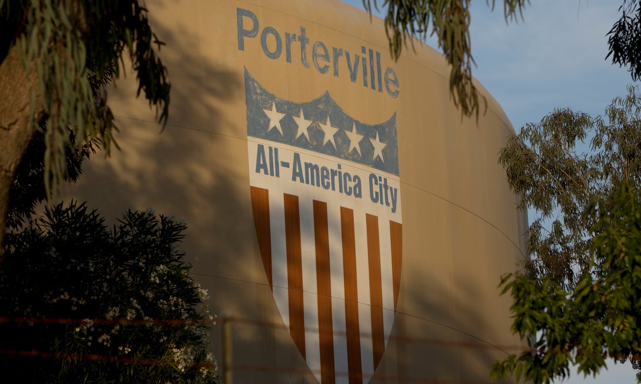 Porterville, a small city in the Sierra Nevada mountains.