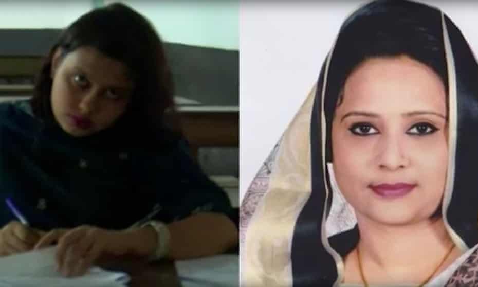Tamanna Nusrat, from the ruling Awami League party, is accused of paying the lookalikes to pretend to be her in at least 13 tests