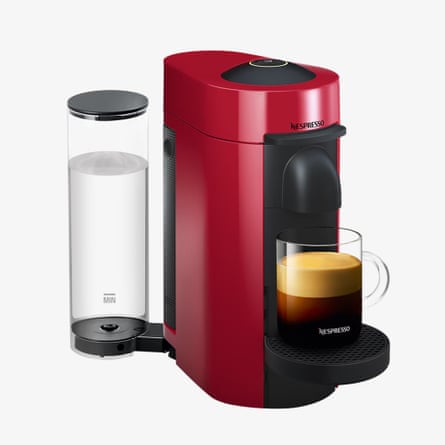 Nespresso VertuoPlus Coffee Machine, Cherry Red