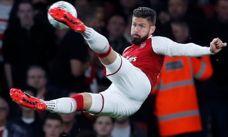 Olivier Giroud: who needs pace when you can do this?