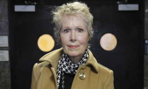 E. Jean Carroll arrives to a courtroom in New York in March as part of her defamation lawsuit against Donald Trump.