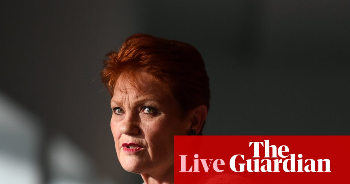 Australia news live: Hanson defends UK ‘fact-finding’ trip; Qantas tops airline punctuality table