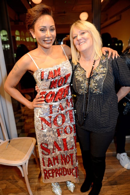 With her mum, Andrea, at the launch of Brutally Honest in 2018.