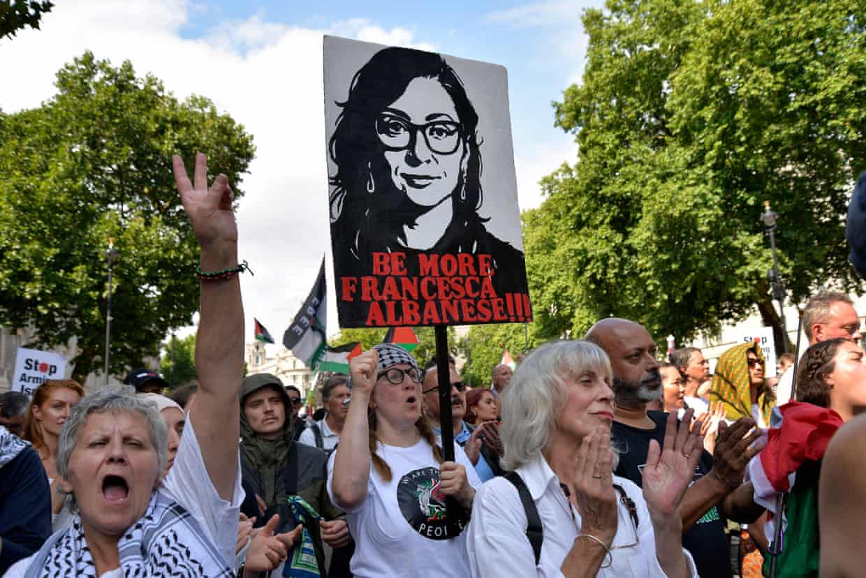 تهديدات بالقتل تلاحق ألبانيزي بسبب اتهام إسرائيل بالإبادة 28 نون بوست