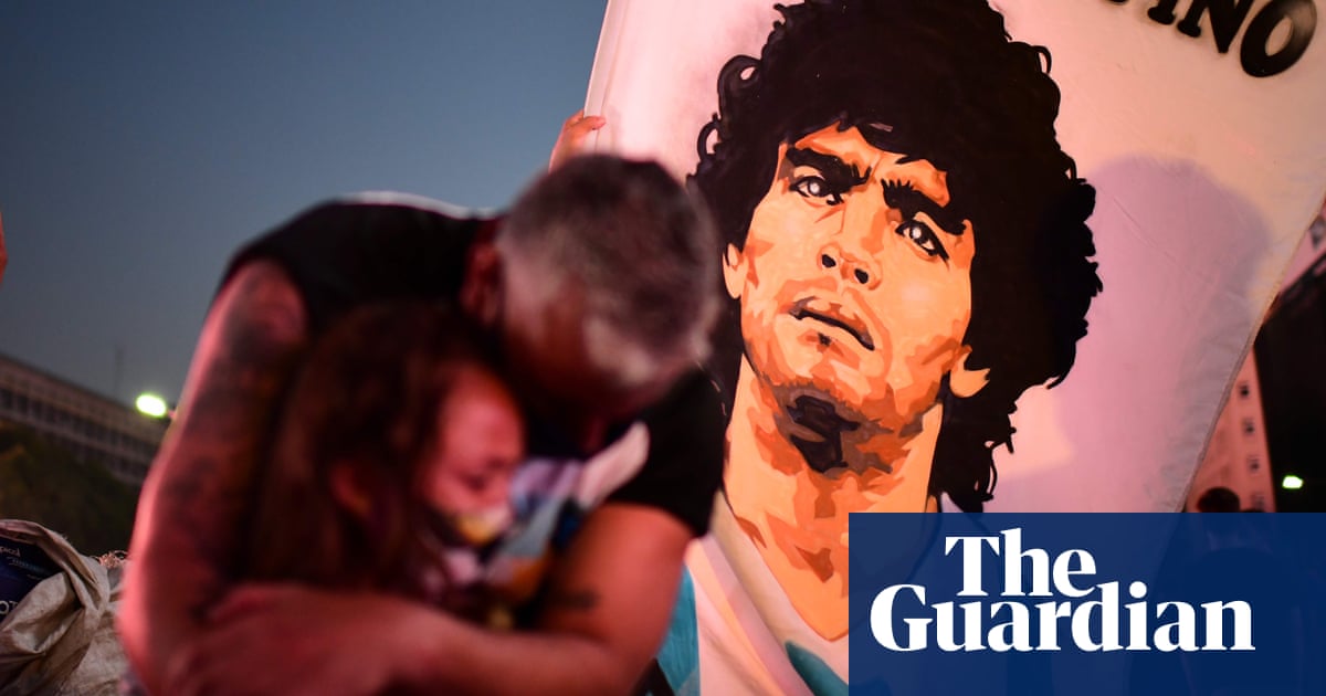 World reacts to death of Diego Maradona – in pictures