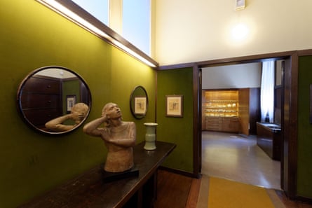 Interior of 1930s villa in Milan