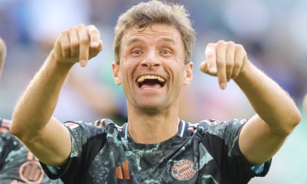 A familiar scorer, a familiar smile: Thomas Muller.