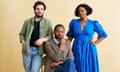 Observer New Review<br>Slave Play photoshoot by Suki Dhanda for the Observer New Review with Jeremy O. Harris ( seated) and actors Kit Harington and Olivia Washington.