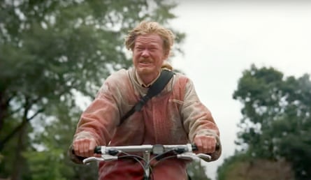 Teddy (Jesse Plemons) in Bugonia.