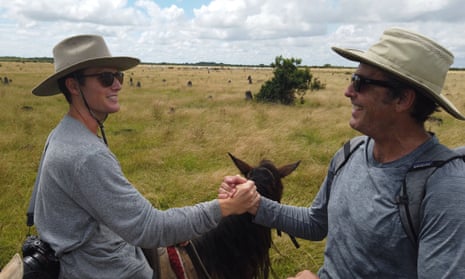‘Getting paid to discover cool places with a family member has to be among the sweetest gigs in showbiz …’ Bob and Mack in Colombia.