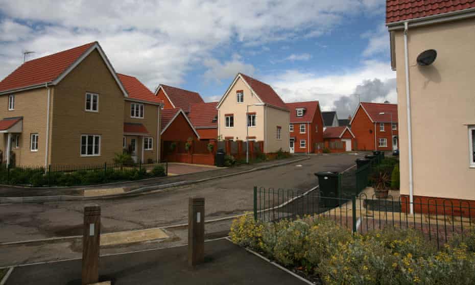 A development of apartments and homes in Diss, Norfolk. Property values in the east of England grew by 11.56% on average this year, said Zoopla.