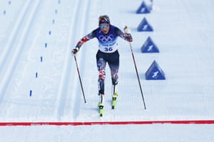 Winter Olympics day six: Johaug wins second gold, ice hockey and more – live! - The Guardian 6 Therese Johaug crosses the line to take gold.