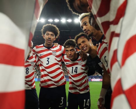 United States v Mexico - International FriendlyPlayers of United States huddle prior to the international friendly match between United States and Mexico at State Farm Stadium on October 03, 2026 in Glendale, Arizona.