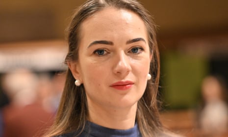 Oleksandra Matviichuk at the Council of Europe in Strasbourg in January 2023