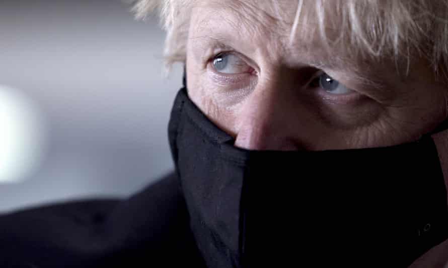 Boris Johnson speaks with pupils on a visit to a London school last week.