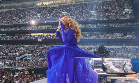 Beyoncé, pictured performing in London in May during her Renaissance world tour.