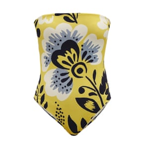 Bandeau swimsuit, £235, by Cala de la Cruz, from matchesfashion.com.